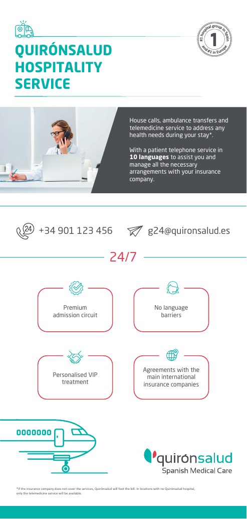 Información Quirónsalud · inglés · 1